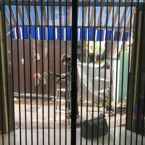Cửa lưới xếp lá nhôm