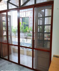 Cửa lưới chống muỗi dạng lùa ray đôi