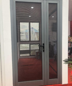 Cửa lưới chống muỗi Inox 2 cánh mở quay