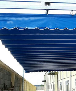Bạt che nắng mưa dạng xếp lớp