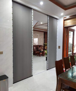 6-rèm tổ ong hệ ray xếp xích
